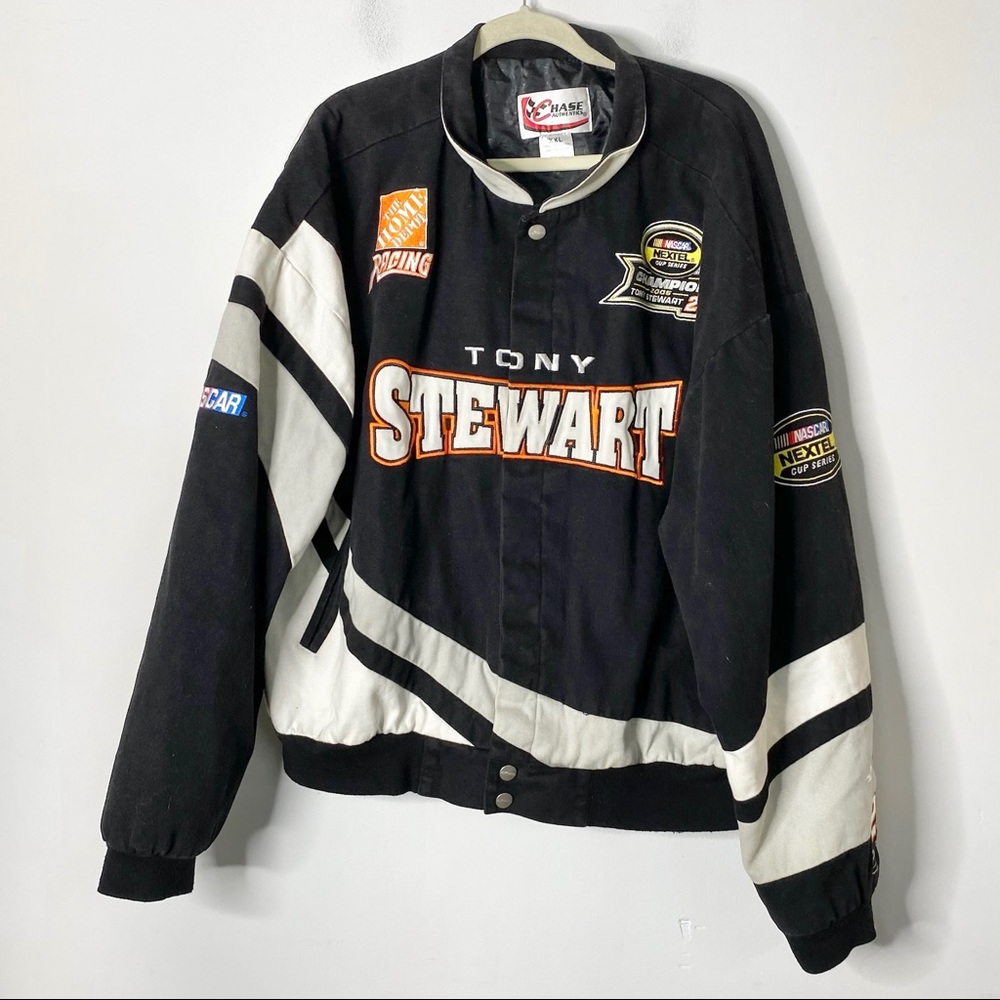 Chase Authentics Size XXL 2005 Tony Stewart 20 NASCAR Racing Jacket 100% Cotton